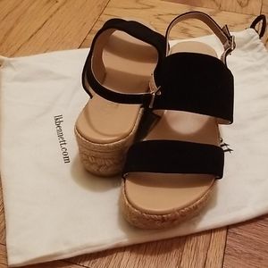 Black Platform Sandals
